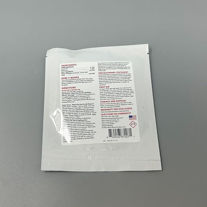 Sierra Natural Science - 203 - Concentrate Pouch - 1.25 fl oz (37 mL) makes up to 32 fl oz (Pack of 2)