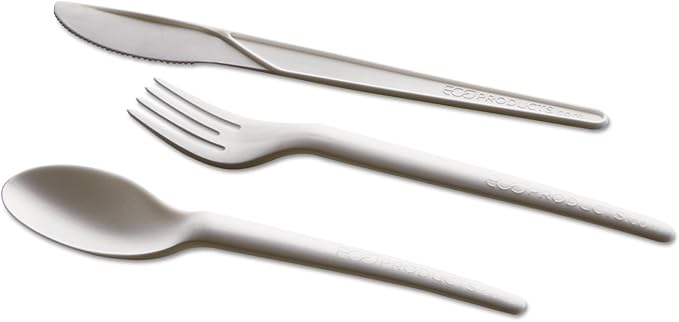 Eco-Products EPS002PK Plant Starch Fork - 7-Inch, 50/PK (ECOEPS002PK)