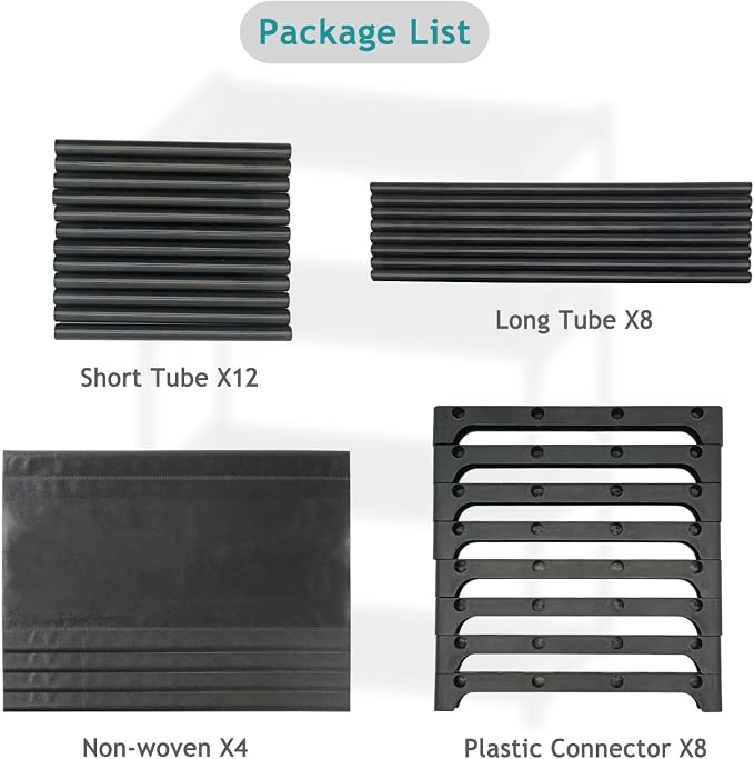 Autonomier 4 Tier Extra Small Shoe Rack (16.3" Wide), Space Saver Shelf