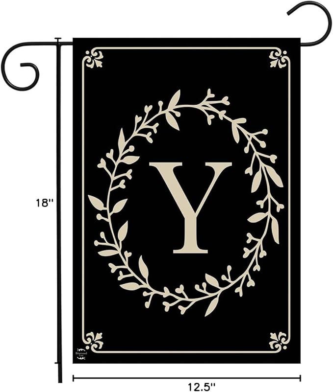 Briarwood Lane Classic Monogram Letter Y Garden Flag