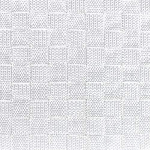 Sorbus Woven Storage Basket with Lid, Set of 3 (White)