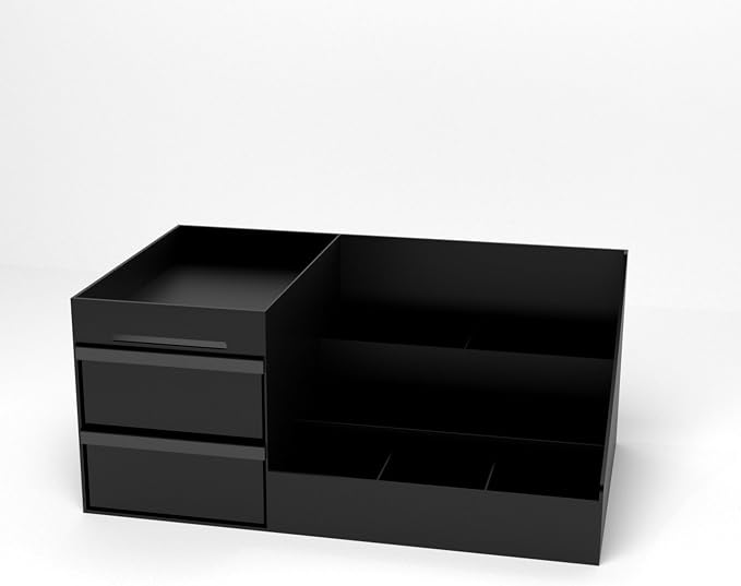 Bathroom Counter Organizer with Drawers,Cologne Organizer for Men | Bathroom Organizer, Bathroom Sink Organizer, Mens Cologne Organizer, Cologne Stand Organizer, Bedroom Essential Gifts for Men
