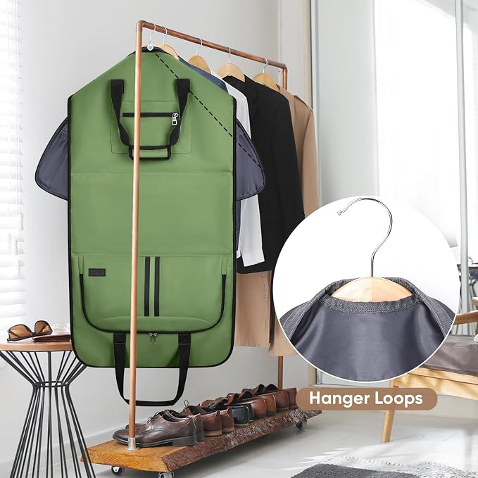 BALEINE Garment Bags for Travel, Water Resistant Carry on Suit Bag