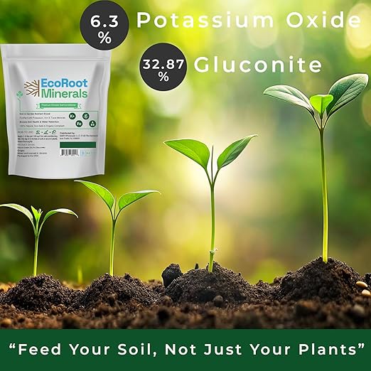 Greensand Soil Conditioner, 20 lb β Organic Fertilizer & Natural Soil Amendment for Garden, Lawn & Plants β Improves Structure & Moisture Retention