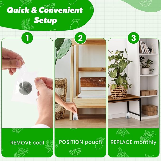 Mouse Repellent, Peppermint Oil Rodent Deterrent for Mice, Rats, Plant-Based Pest Control, Long-Lasting Mint Scent, Safe for Home, Garage, Storage, RV & Garden (24)