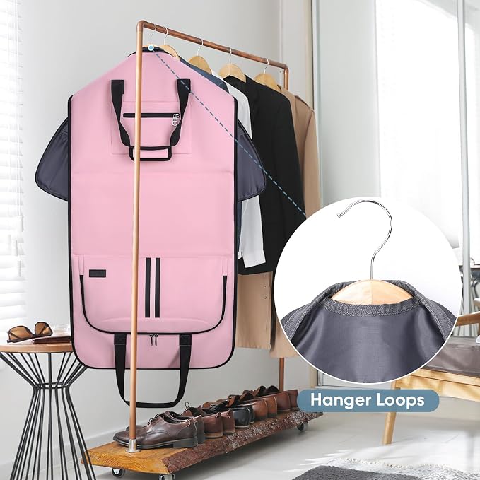 BALEINE Garment Bags for Travel, Water Resistant Carry on Suit Bag