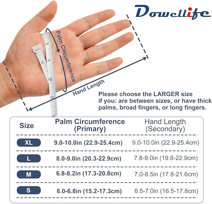 Dowellife Cut Resistant Gloves Food Grade Level 5 Protection, Safety Kitchen Cuts Gloves for Oyster Shucking, Fish Fillet Processing, Mandolin Slicing, Meat Cutting and Wood Carving. (Small-3 Pairs)