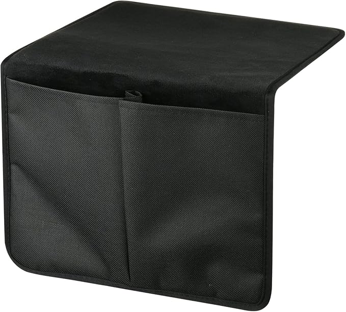 Cosmos Chair Armrest Side Organizer Bedside Caddy Organizer Wheelchair Side Storage Bag Bedside Remote Holder Water Bottle Cell Phone Holder for Couch Recliner Sofa Wheelchair, 10 inches Wide