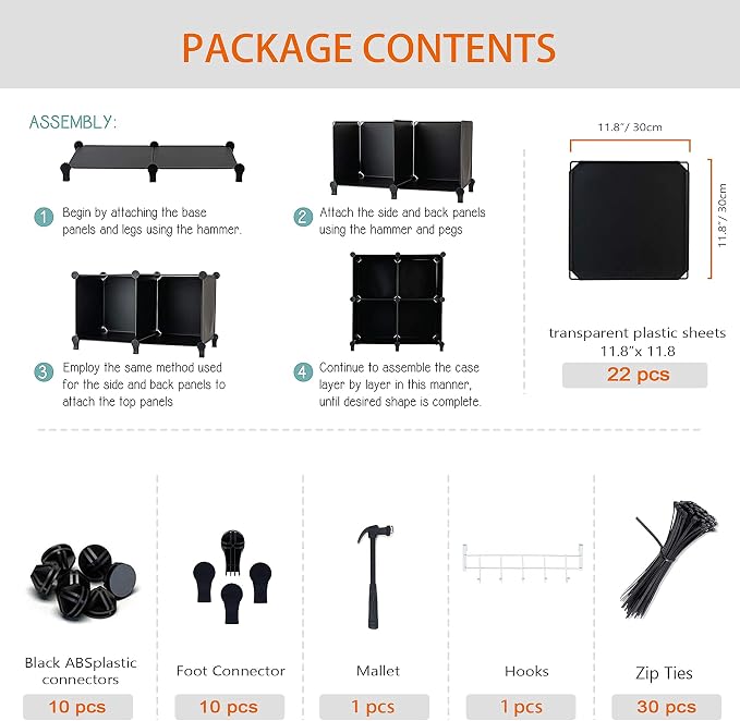 Stackble Cube Storage Organizer Modular Closet Organizers and Storage