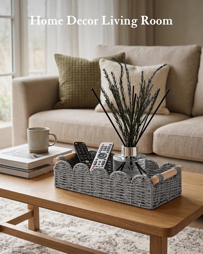 Toilet Paper Storage Basket for Toilet Tank, Bathroom Organizer