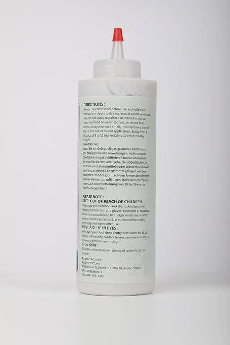 Peppermint Oil Diatomaceous Earth Insect Pest Control Powder Food Grade, 16.91 fl oz