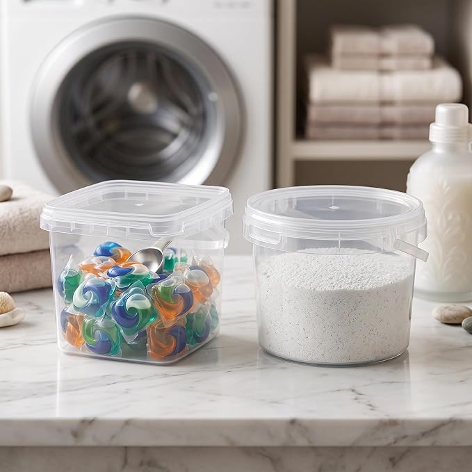 Laundry Pods Container, Laundry Room Organization Storage Jars