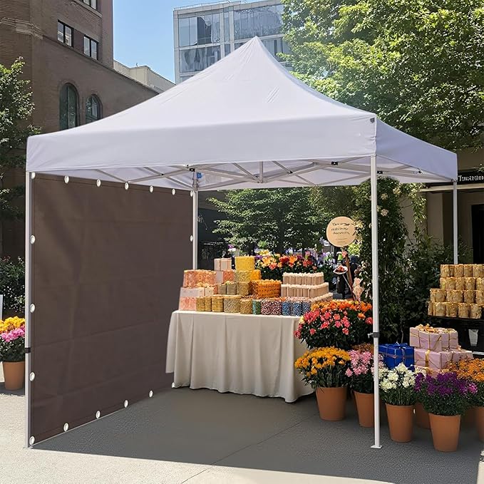 Waterproof Sun Shade Sail Shade Canopy 9'9"x9'9" UV Block Camping Tarp Cloth Outdoor Patio Cover for Outdoor Patio Garden Backyard Deck Awning Yard Pergola