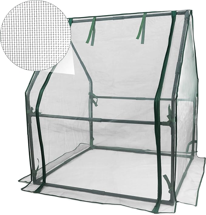 Gardzen Replacement Mesh Cover for Mini Greenhouse 36.2"(L) x36.2(W) x42.5(H), S1