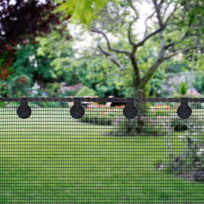 Shade Cloth Clips,Shade Cloth Heavy Duty Lock Grip, Sunscreen & Sunshade Retaining Net Clip for Tarp, Garden, Greenhouse (50, Black)
