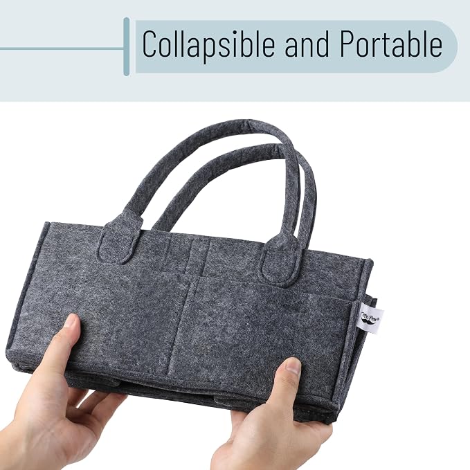Mr. Pen- Baby Diaper Caddy Organizer, Charcoal Gray