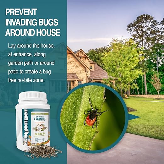 EcoVenger Garden Protection Kit – 16 oz Insect Control Spray & Multi-Purpose V-Granules 1.95 LB Jug, Natural, Plant-Based Pest Control for Indoor & Outdoor Use