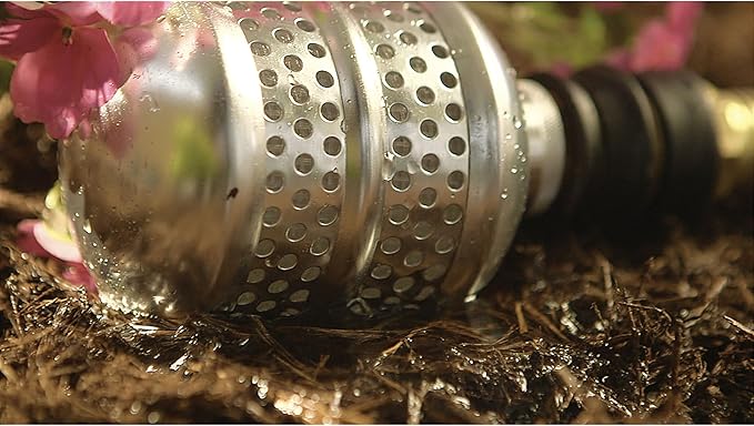 Gilmour Metal Bubbler Sprinkler, Garden Spot Sprinkler for Small Areas, Aluminum Diffuser Flood Nozzle for Delicate Watering