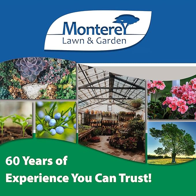 Monterey Fruit Tree & Vegetable Systemic Soil Drench Bundled with Garden Measure Spoon, Apply Once for Season Long Control, Imidacloprid Systemic Insecticide - 1 Quart