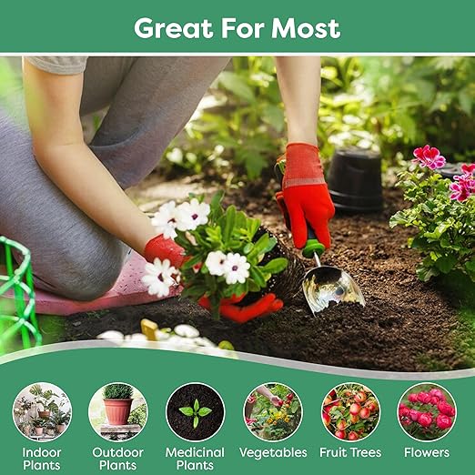 Gardenwise 20-20-20 Water-Soluble Fertilizer ā Powder for Liquid Plant Food for Indoor & Outdoor Plants, Orchids, Vegetables, Lawns, Flowers ā 20 20 20 Fertilizer (10 QUARTS)