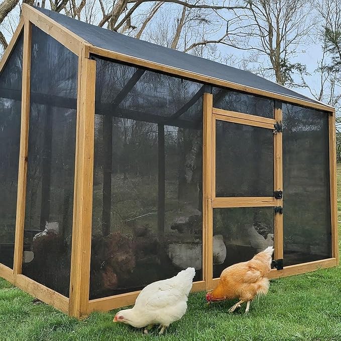 ColourTree 70% Black Shade Cloth Custom Size 9FT x 83FT Mesh Tarp, UV Resistant Netting with Upgrade Grommets for Plant Cover, Greenhouse, Chicken Coop, Barn, Kennel, Garden. (We Make Custom Size)