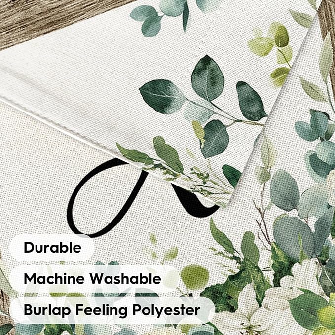 AVOIN colorlife Initial Letter Z Monogram Garden Flag 12x18 Inch Double Sided Outside, Spring Floral Family Last Name Yard Decoration