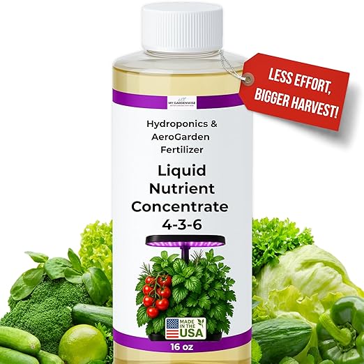 Liquid Plant Food β Hydroponics Nutrients for Indoor House Plants, Tomato, Strawberry, Lucky Bamboo, Lettuce, Vegetable Garden & Herbs β Aero Nutrients Liquid Fertilizer for All Growing Systems (16oz)