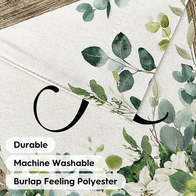 AVOIN colorlife Initial Letter R Monogram Garden Flag 12x18 Inch Double Sided Outside, Spring Floral Family Last Name Yard Decoration