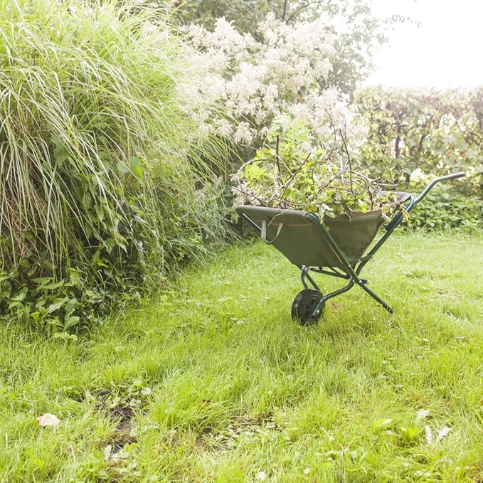 Esschert Design gt138 Foldable Wheelbarrow, Green