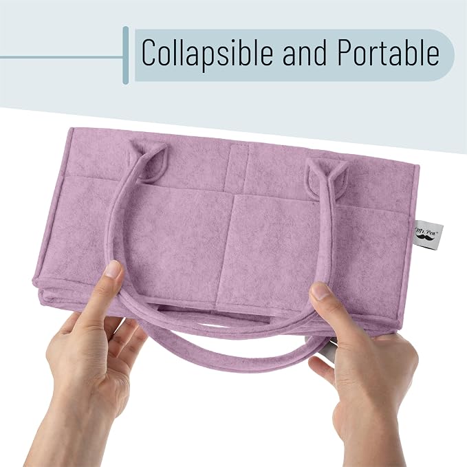 Mr. Pen- Baby Diaper Caddy Organizer, Orchid Mist