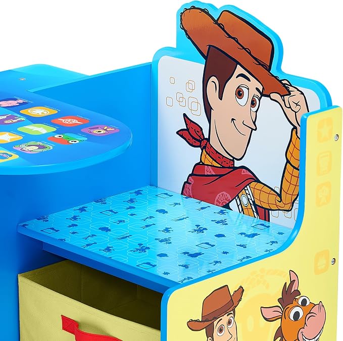 Delta Children Chair Desk with Storage Bin, Toy Story 5