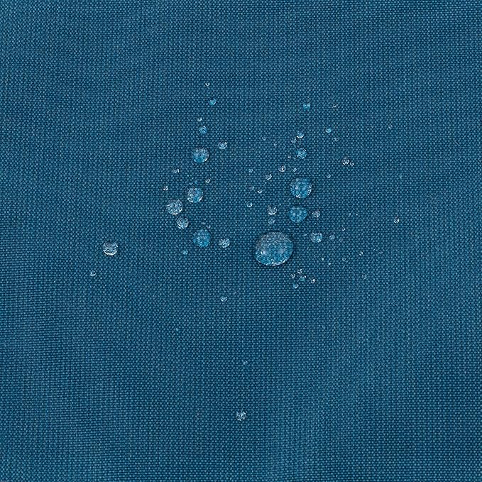 QILLOWAY Outdoor Chair Cushion for Patio Furniture, Waterproof Patio Cushions Set of 4 with Ties, Fade Resistant Replacement Pads for Outdoor Rocking Chairs,Peacock Blue