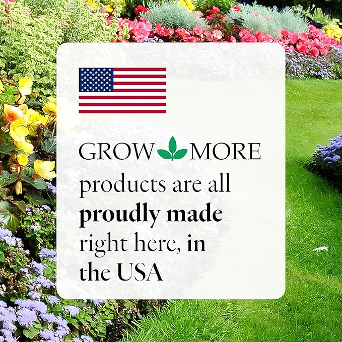 Grow More 3-0-1 Organic Iron Chelate Concentrate (10%) for Greener Plants & Lawns - 8oz of Water Soluble Chelated Iron Supplement for Indoor & Outdoor Plants, Trees, & Lawns