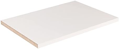 Cabinet Shelf Melamine 3/4'', Custom, Cut to Size. (20'' Depth, 34'' Length)