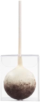 Hammont Clear PET Plastic Boxes - Transparent Storage Containers for Party Favors, Gifts, Cookies, Ornaments, Weddings, Birthdays, and Special Events - 1.75"x1.75"x2" (36 Pack)