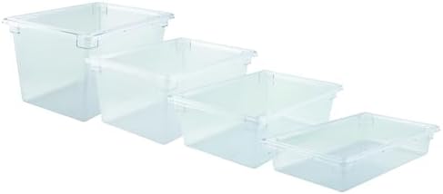 Winco 18" x 26" Clear Food Storage Box