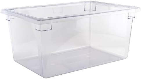 Winco 18" x 26" Clear Food Storage Box