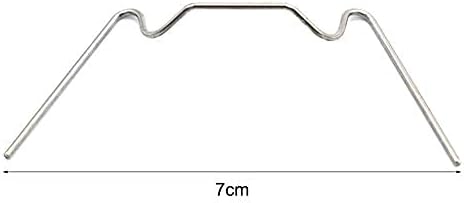 Mini Greenhouse Clips for Hanging - 100Pcs Stainless Steel Clips Green House Accessory Wire Clamp Clip pack for Harbor Freight Replacement Greenhouse Cover