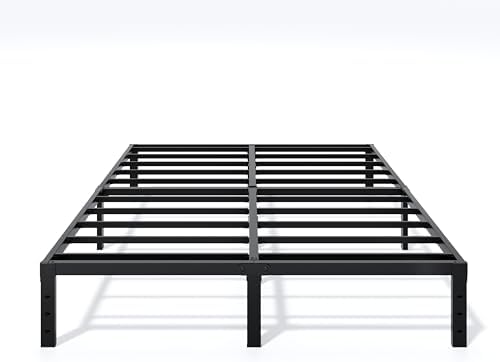 LUMUNANCE Metal Bed Frame Full Size - 12 Inch Heavy-Duty Full Platform Bed Frame No Box Spring Needed, Easy Assembly, Noise-Free, Sturdy Mattress Foundation, Underbed Storage Space