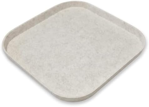 Welaxy Hide Storage Felt removable Lid fit for multi-functional basket container organizing Toys Pet Books Clothes throw blanket, Square (Cubic lid, Oatmeal)