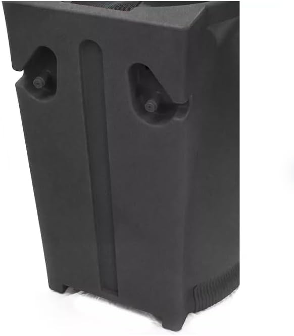 Rain Wizard Decorative Urn Rain Barrel, Durable polyethylene Resin, with Brass Spigot, Flat-Back Design,Perfect for Gardening Any Home (Dark Granite, 65 Gallon)