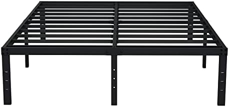 EMODA 16 Inch Bed Frame Queen Size Metal Platform No Box Spring Needed
