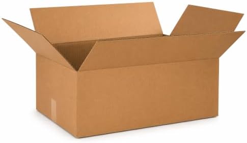 Box USA Shipping Boxes Large 24"L x 16"W x 8"H 20-Pack - Corrugated Cardboard Box for Moving, Mailing, Packing, Packaging and Storage