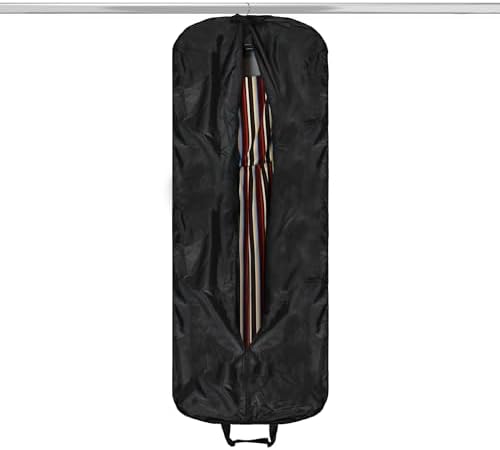 Dalix 60" Foldable Garment Bag Suits Cover Dresses w Front Pocket