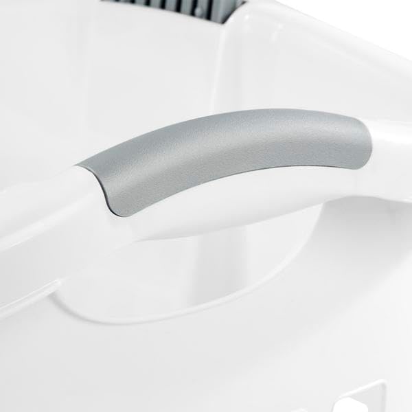 Sterilite 1.75 Bushel Ultra™ Wheeled Plastic Laundry Basket, White, 4 Pack