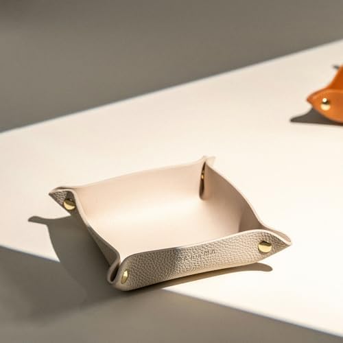 OLETHA Foldable Valet Tray, Travel Essentials for Women, Light Taupe