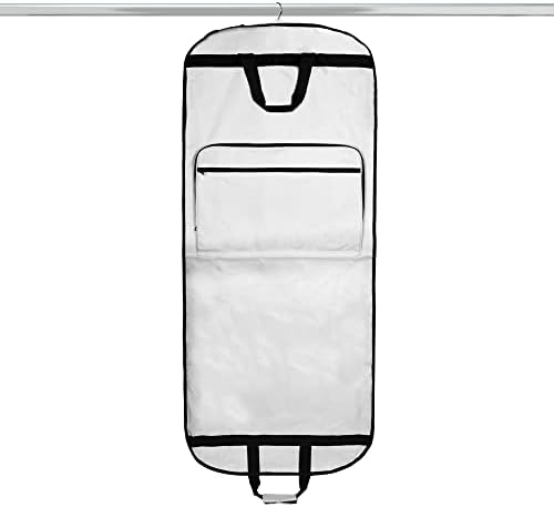 Dalix 60" Foldable Garment Bag Suits Cover Dresses w Front Pocket