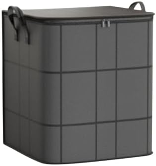 1PCS Portable Moving Storage Bags - Large Capacity Zippered Fabric Organizer for Bedding & Clothes - Foldable Heavy Duty Blanket Spacious Moving Storage Bins for Quilts, Comforters, L (150L)