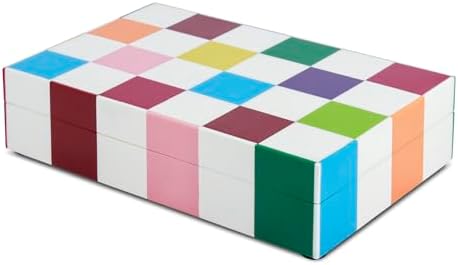 Handicrafts Home Decorative Keepsake Box 8x5 – Small Organizer Box with Lid, Boho Decorative Storage, Retro Memory Box, Unique Coffee Table Décor, Jewelry or Trinket Box, Modern Shelf Decorative Box