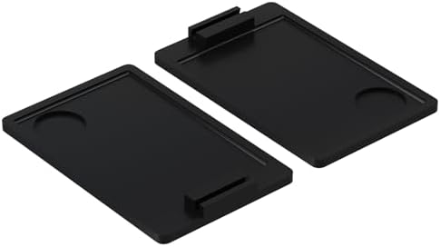 Youpehom Bamboo Sofa Tray,Couch Arm Table, Clip-On Armrest Tray Table for Wide Couch Foldable Tray with 360° Phone Holder Couch Arm Tray for Eating/Drinks/Snacks/Remote，2 Pack